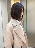 ワンカールボブ＊ダークグレージュ＊髪質改善＊Zina札幌大通