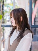 デジタルパーマ×オリーブベージュ【アディクシーカラー】岡山