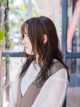 ヘアークラフト(Hair Craft) デジタルパーマ×オリーブベージュ【アディクシーカラー】岡山