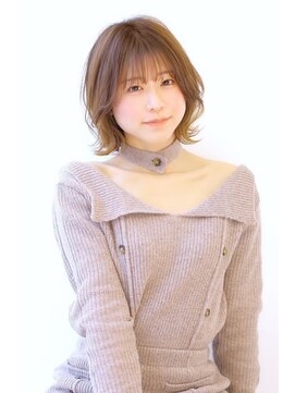 オーロ 塚口店(ORO) ハイトーンハイライトカラーミルクティーベージュ