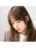 【monde】マロンベージュ×レイヤーカット