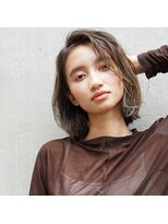 モンド ヘアクリエーション 西田店(monde hair creation)&nbsp;【monde】ニュアンス巻き×アッシュグレージュ
