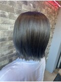 切りっぱなしボブ×ブルーシルバー