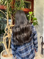 ヲタク(wotaku.)&nbsp;ダークグレージュダークアッシュ透明感カラーダブルカラーロング