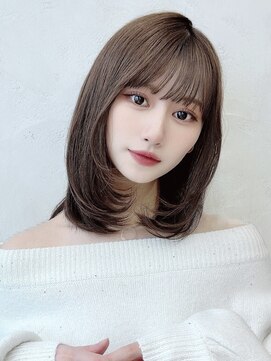 エインアンリー 明治神宮前(AIN.ANLY.) 透明感カラーくびれロング似合わせカットミディアムレイヤー