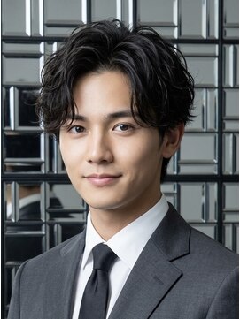 ウィーニード 名古屋(WENEED) 《佐久間》センターパート/韓国風ビジネススタイル