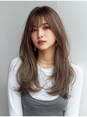 レイヤーカット髪質改善カラー透明感カラー顔まわりカット
