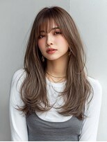 ダル 渋谷/表参道(DAL.)&nbsp;レイヤーカット髪質改善カラー透明感カラー顔まわりカット