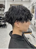 宇都宮メンズカットメンズパーマ波巻きスパイラルパーマツイスパ