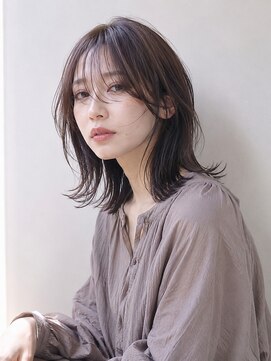 ワゴンバイアフロート(Wagon by afloat) ハッシュカット×くびれミディアム20代30代40代丸顔面長池袋