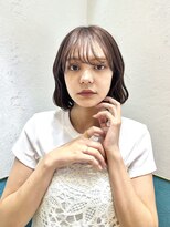 ロンド レイ 立川(Lond Ray)&nbsp;ラテグレージュ/レイヤーボブ/韓国巻き/結べるレイヤー/立川