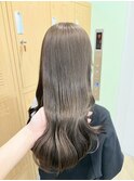 ブリーチなしダブルカラーオリーブベージュ