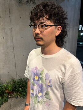 ブークル(boucle) マレットパーマ　カーリーヘア　マレットヘア　ウルフパーマ