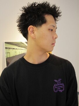 メンズサロンオー 宮崎(Men's salon O.) 刈り上げ ツーブロック メンズショート スパイキーショート