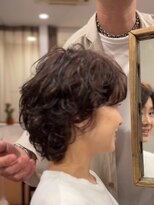 ヘアーサロンテン モトアザブ(hair salon Ten motoazabu)&nbsp;ハッシュカット/グレージュ/ツートンカラー/麻布十番