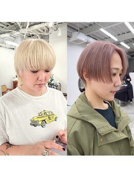 シー 北千住(sii.)の写真/ショートボブのデザインに合わせた、トレンドの透明感とうる艶カラーをご提案。／sii.（シー）