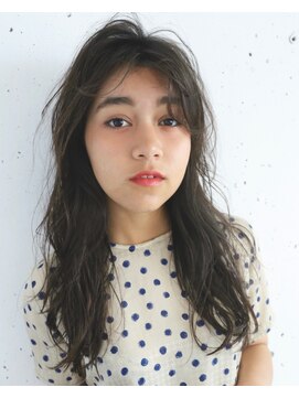 オーサム(AWESOME) 《AWESOME》暗めベージュカラー×ニュアンスロング♪