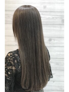 ジーナ 札幌(Zina) うる艶ナチュラルストレート・アディクシー・Rカラー