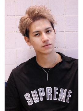 ネイビー(NAVY) スウィングアップバングショートレイヤーソフトツーブロック