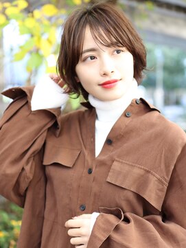 エレノア 梅田店(Eleanor) 20代30代◎小顔 無造作カール ボブディ 丸みショート 梅田