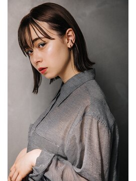 ソース(source) ///source/// シースルーバング外ハネボブ