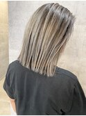 バレイヤージュ_プラチナベージュ