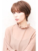 シトロン ブラン(CITRON blanc)&nbsp;ウルフショート　ココアブラウン　抜け感ヘア