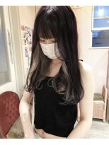 ベティ(Bettie)&nbsp;ダークバイオレット×インナーカラー シルバーアッシュ