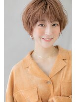 カバーヘア ブリス 上尾西口店(COVER HAIR bliss) オレンジブラウン小顔抜け感ショートウルフZ上尾10代20代30代