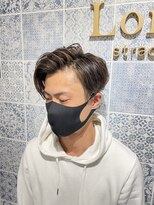 ロンド ストラーダ 心斎橋(Lond strada)&nbsp;【津賀　涼】大人カッコいい無造作パーマアップバングショート☆