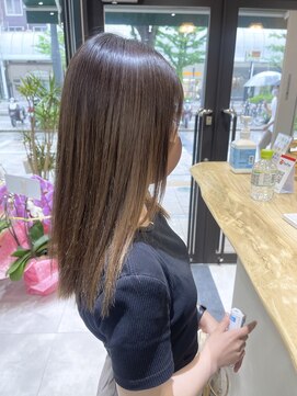 フェリア 松山(Feria) 【Feria松山】艶矯正×透明感ベージュ☆白石