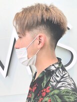 エムスラッシュ アヴェダ 自由が丘(M.SLASH AVEDA)&nbsp;自由が丘/前下がりショート/刈り上げ/ツーブロック/ハイトーン