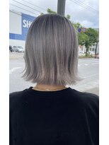 シールドヘアプロデュース(C’LD hair produce) [C'LD]切りっぱなしボブ×ホワイトミルクティー