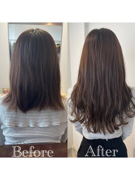 イニット 奈良新大宮(init.) 20代 30代 40代 エクステ カッパーブラウン 大人ガーリー