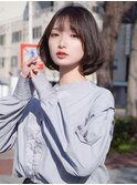 レイヤーボブ 内巻き
