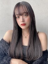 トルネード(TORNADO)&nbsp;韓国風ストレートヘア×チョコレートブラウンカラー A507