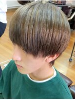 ブルブンガ(Berbunga) アッシュベージュグレージュコンマヘア×マッシュウルフカット