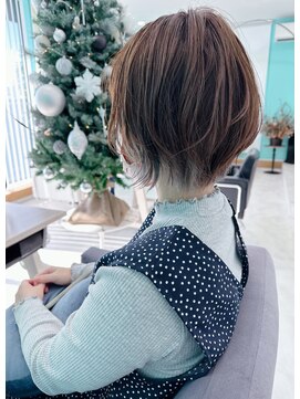 ユーフォリア(Euphoria.) インナーカラーが可愛いボブスタイル