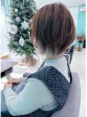 インナーカラーが可愛いボブスタイル