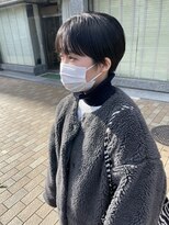 イナズマヘアー(INAZUMA HAIR)&nbsp;◎暗髪でも可愛い！マッシュショート◎