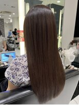 エアー 銀座タワー(AIR)&nbsp;プレミアムケアカラー/髪質改善/美髪/ツヤ髪スタイル【榛葉】
