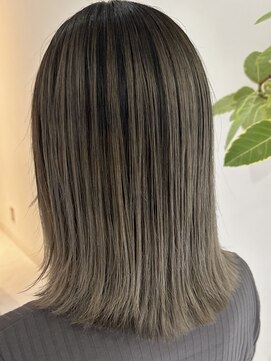 スティロ(stylo) ハイライトカラーグレージュベージュケアブリーチダブルカラー