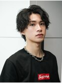 【LIPPS立川】波巻きパーマショートウルフ