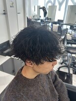 オーシャントーキョー(OCEAN TOKYO)&nbsp;メンズパーマツイスパ波巻きスパイラルマッシュセンターパート