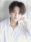 【stylist 片山】波打ちセンターパートマッシュ