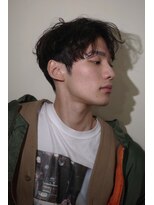 ブークル(boucle)&nbsp;緩めパーマ　センターパート　サイドパート