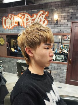 スリーセント 栄(3/cent) スパイキーショート/ツーブロック/ブリーチ