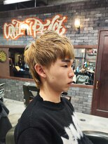 スリーセント 栄(3/cent) スパイキーショート/ツーブロック/ブリーチ