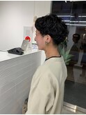 刈り上げショートパーマ