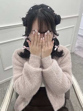 リルミー(Lilme) 【ヘアメ】超王道カワイイ＊ヒツジさんあみたらしヘアメ＊新井